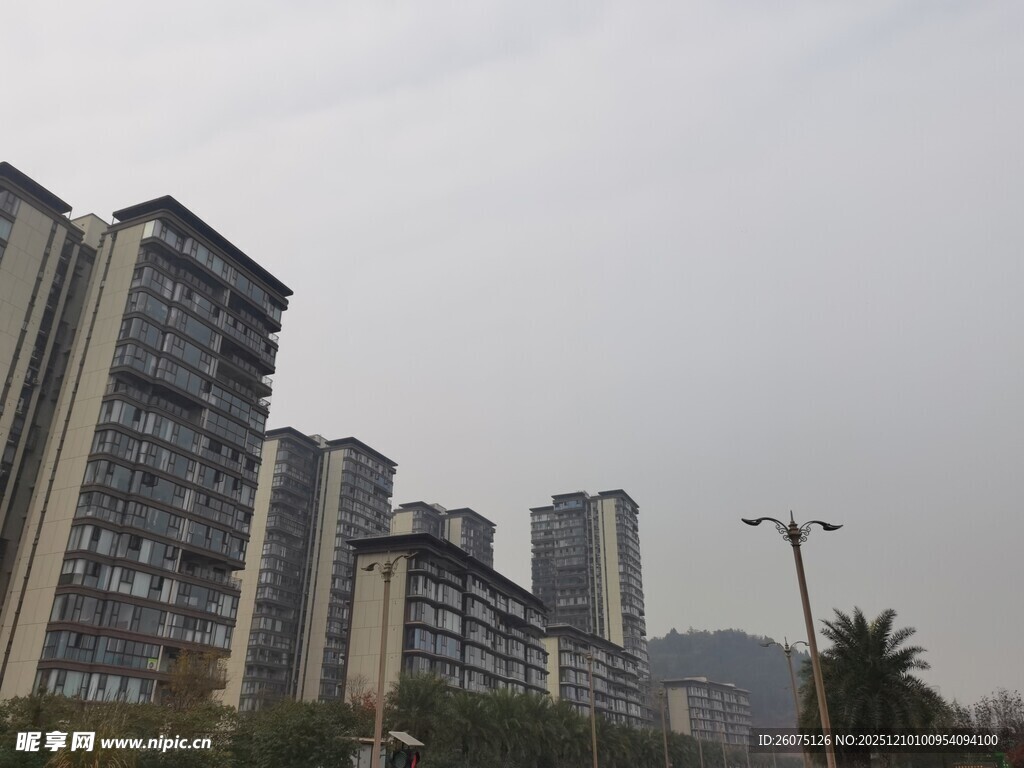 城市高层住宅区景观