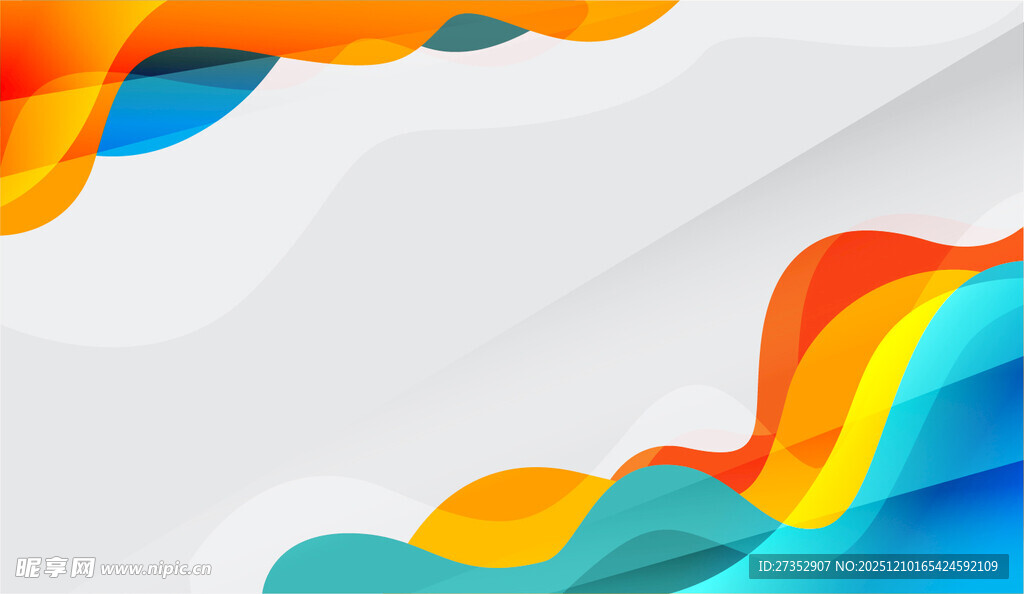 几何波浪抽象背景 