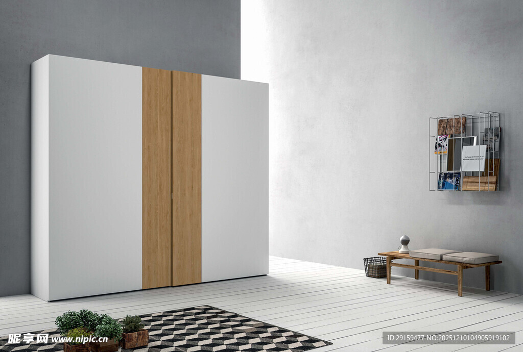 现代简约风格衣柜展示