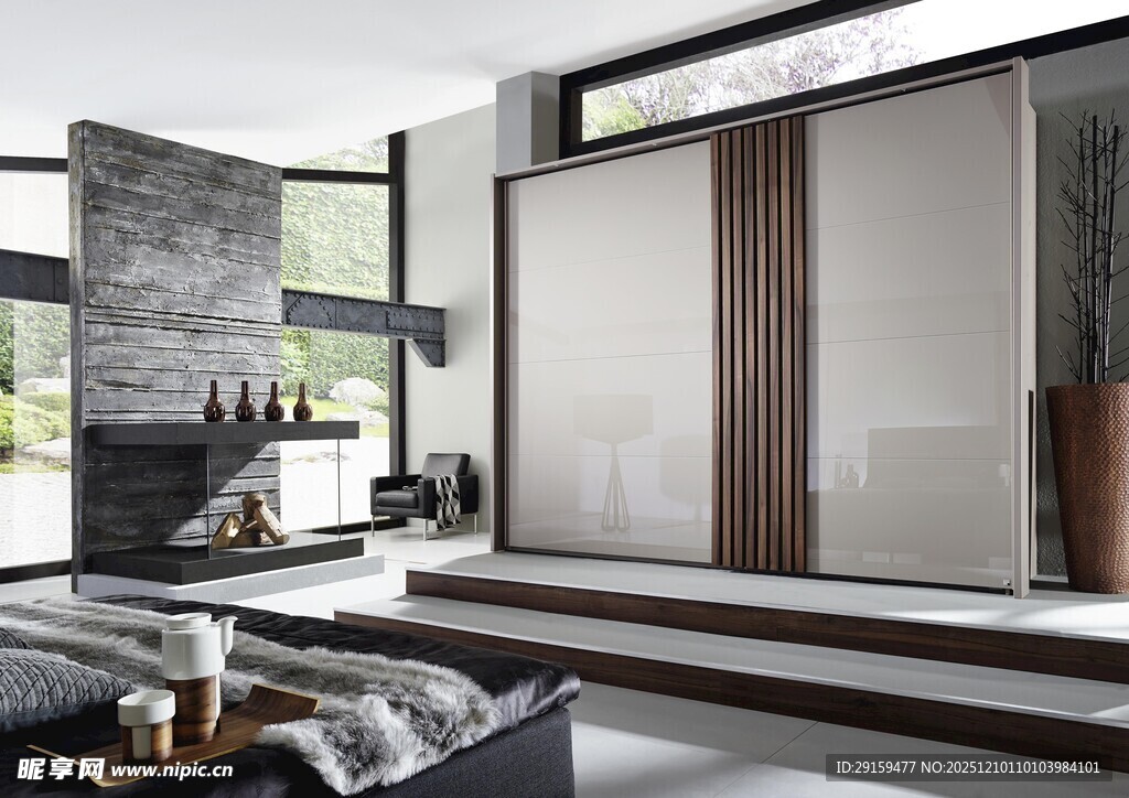 现代简约风格的时尚卧室