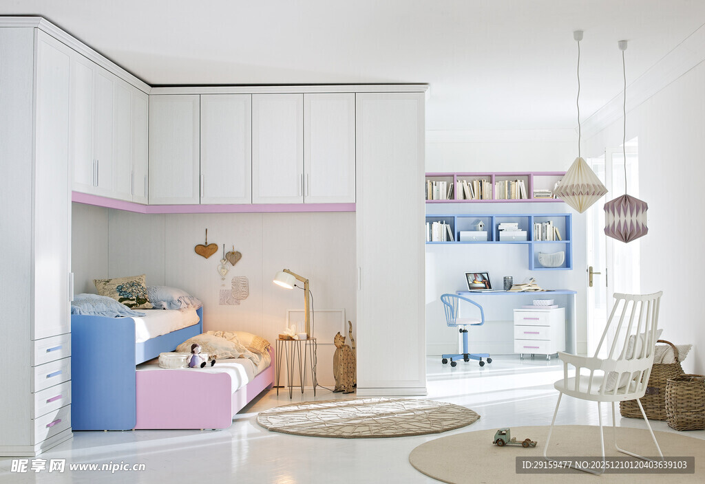 现代简约风儿童房设计