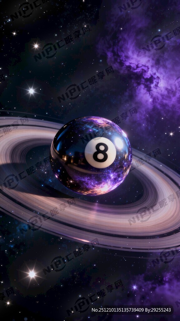 星系 太空 8号台球