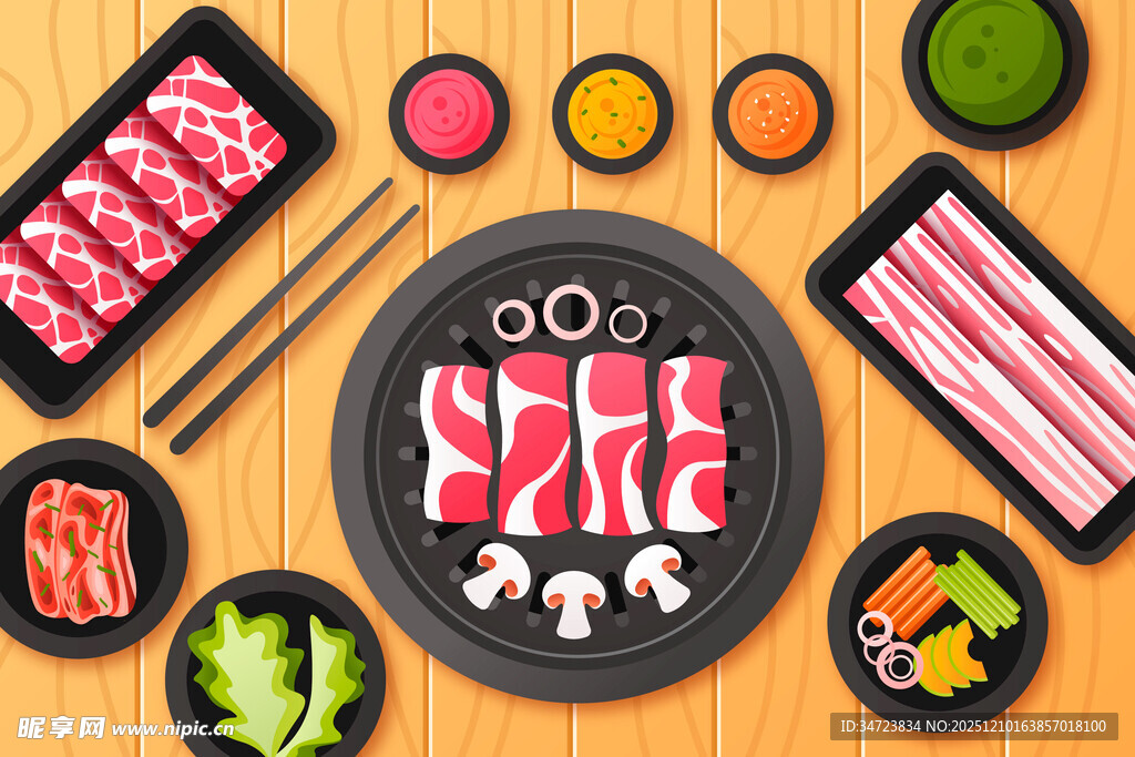 烤肉插图