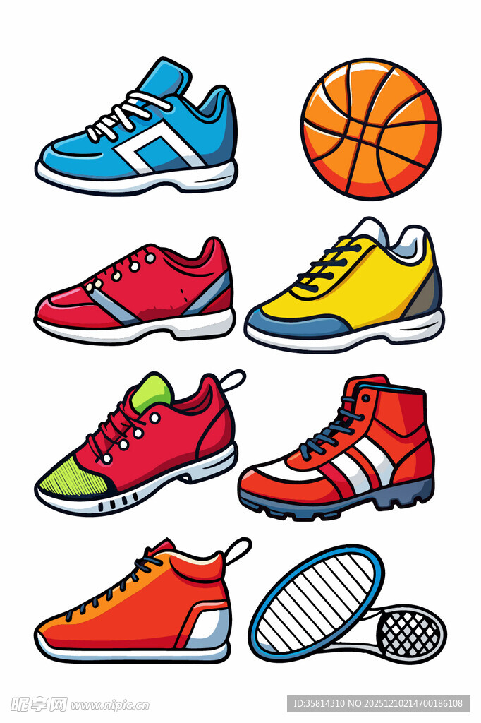 多彩运动装备集合