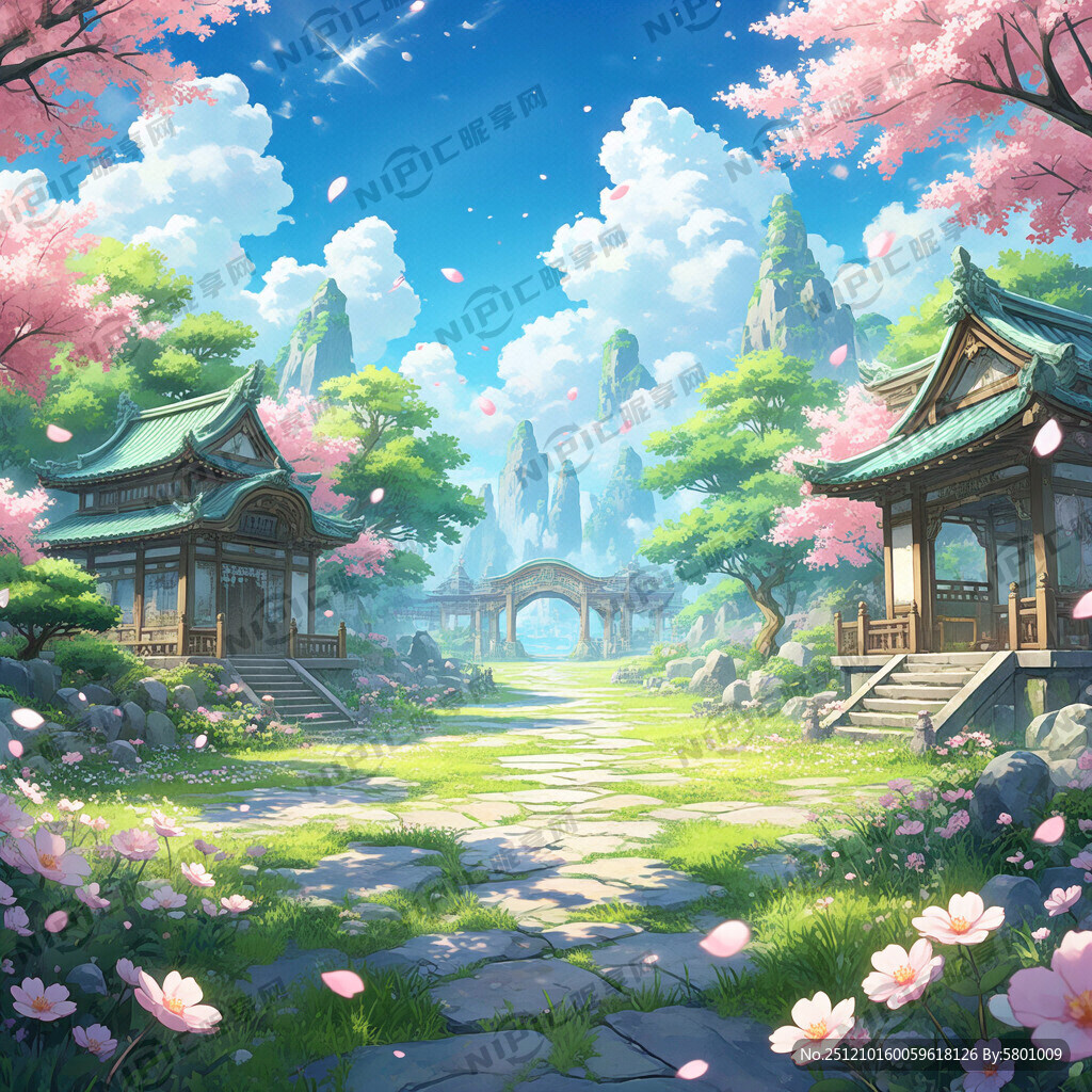 游戏梦幻唯美新中式风景 超高清