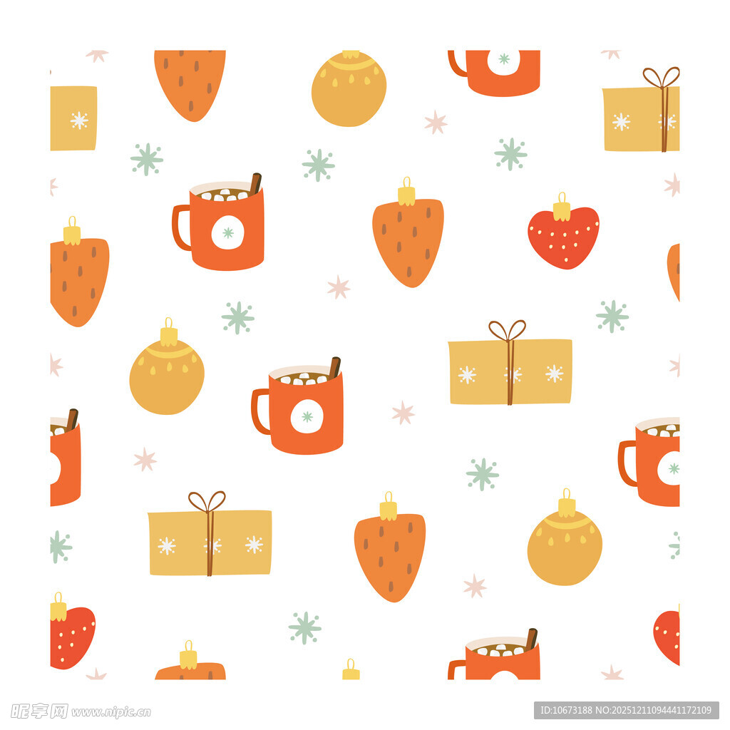 圣诞主题可爱图案集合