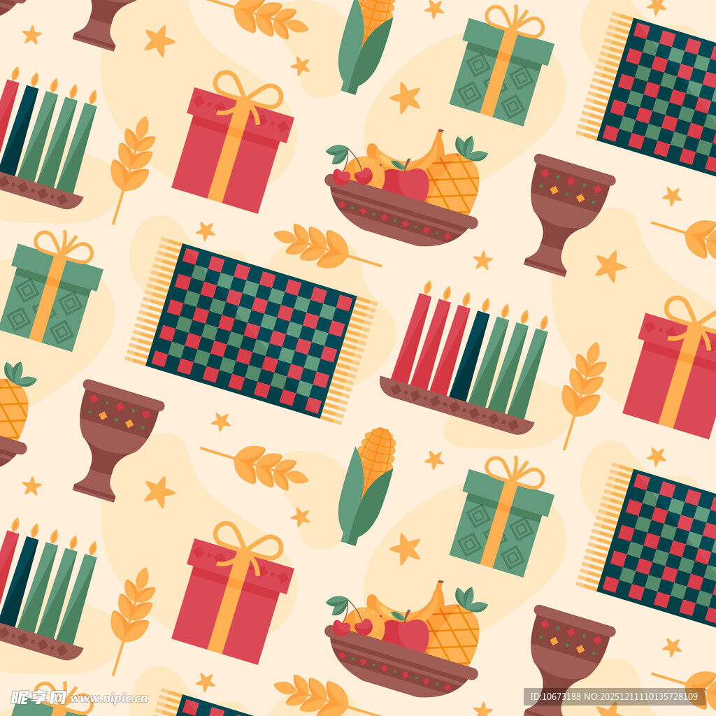 圣诞礼物装饰图案背景