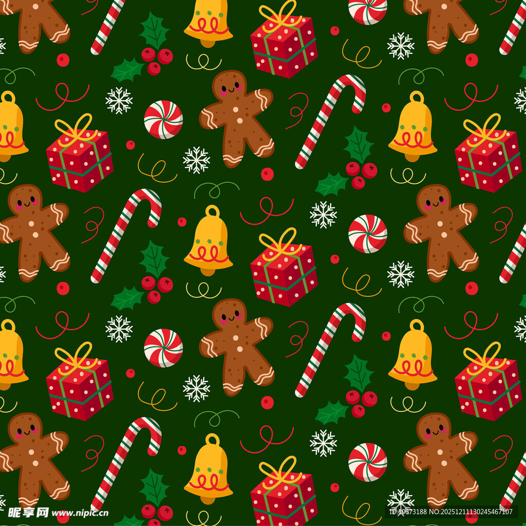 圣诞主题图案背景