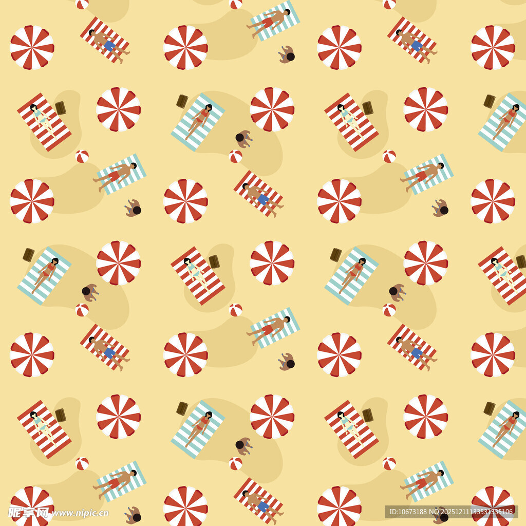 复古风多彩图案背景