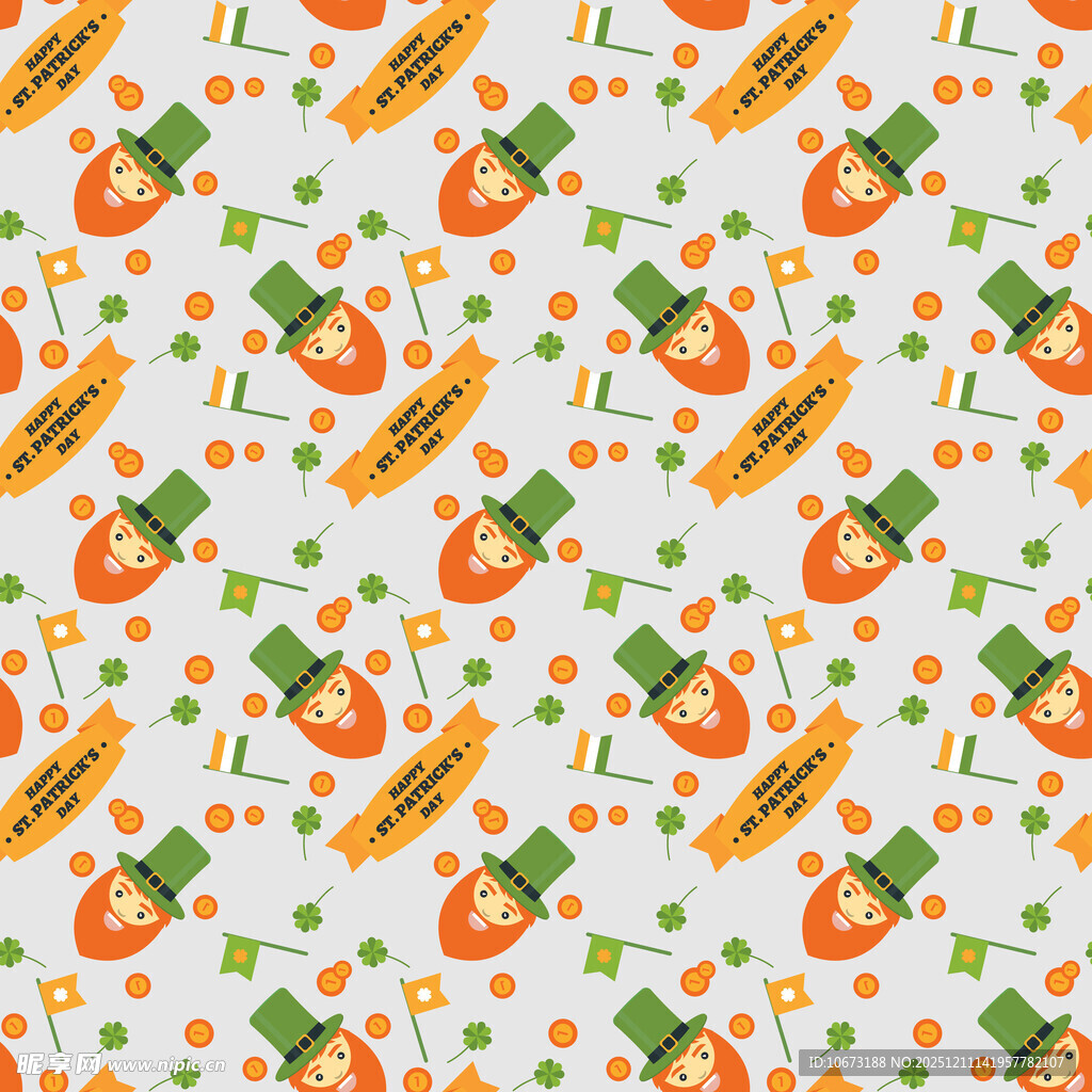 万圣节主题卡通图案背景