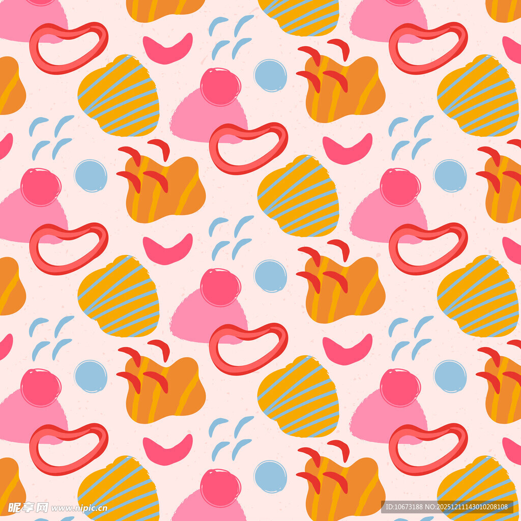 多彩爱心礼物图案背景