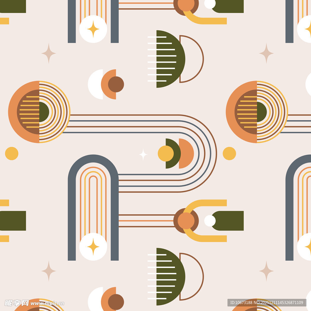 几何抽象图案背景设计