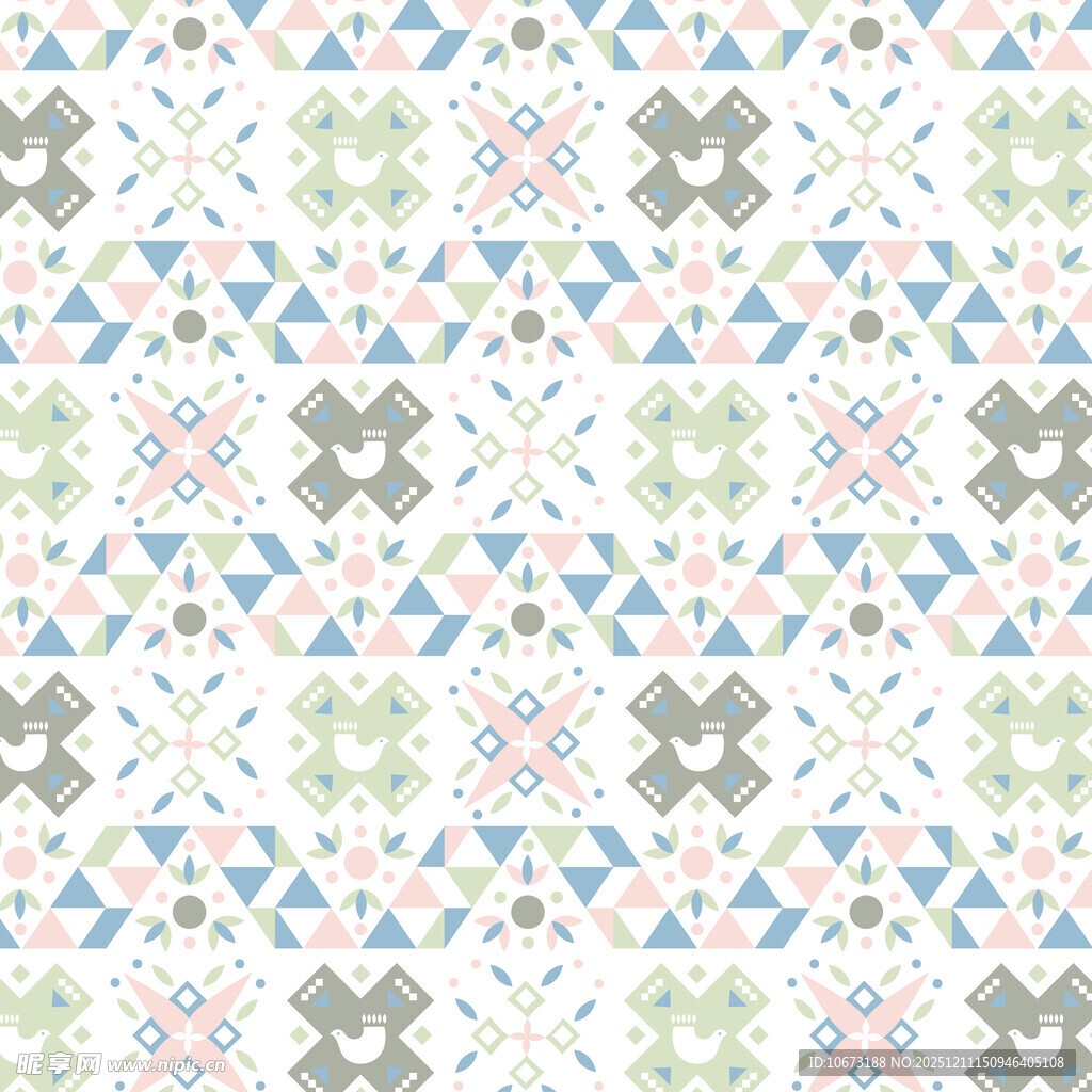 几何图案无缝背景纹理