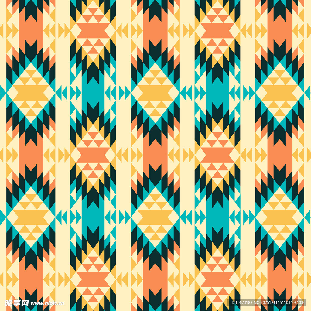 多彩几何图案纹理