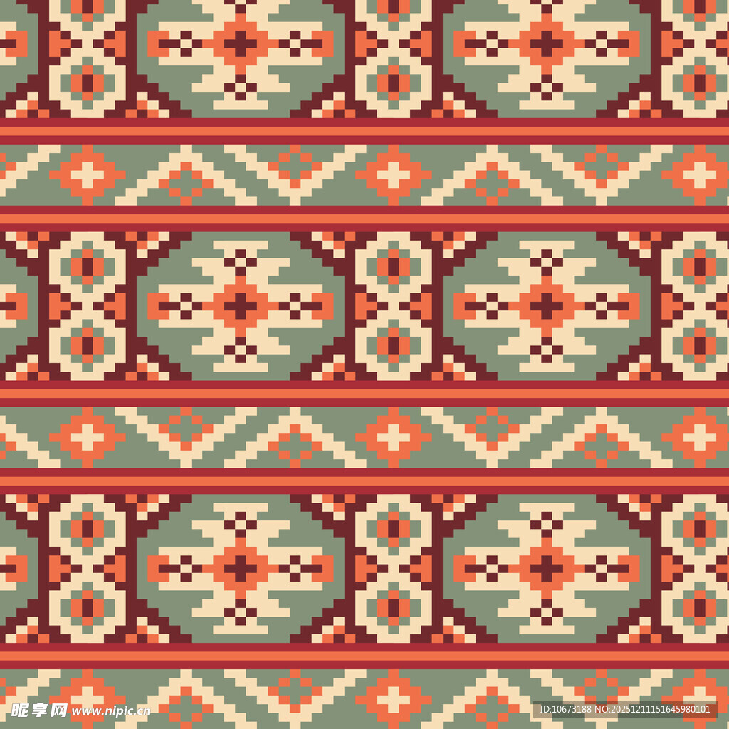 民族风几何图案纹理