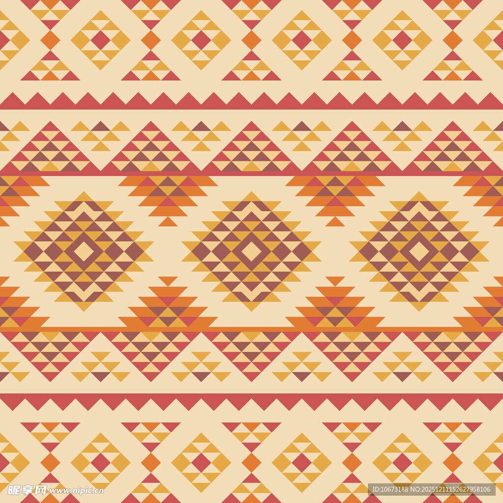 民族风几何图案纹理