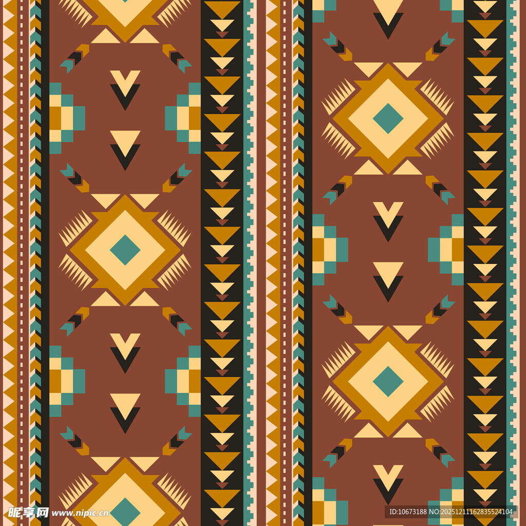 民族风几何图案纹理