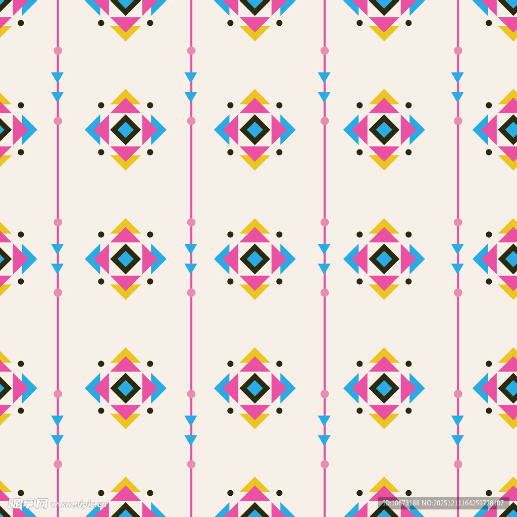 几何图案无缝背景纹理