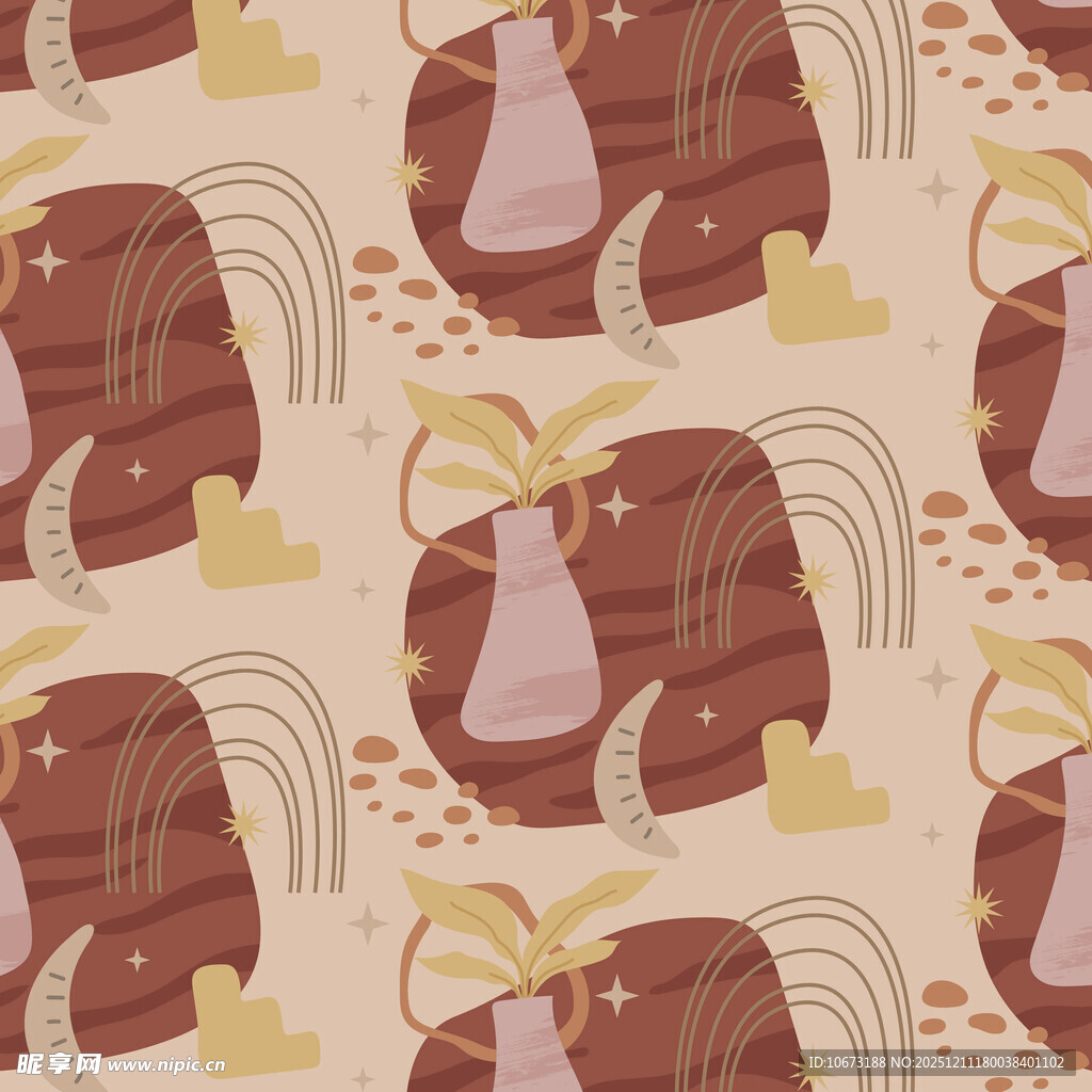 复古风几何图案装饰纹理