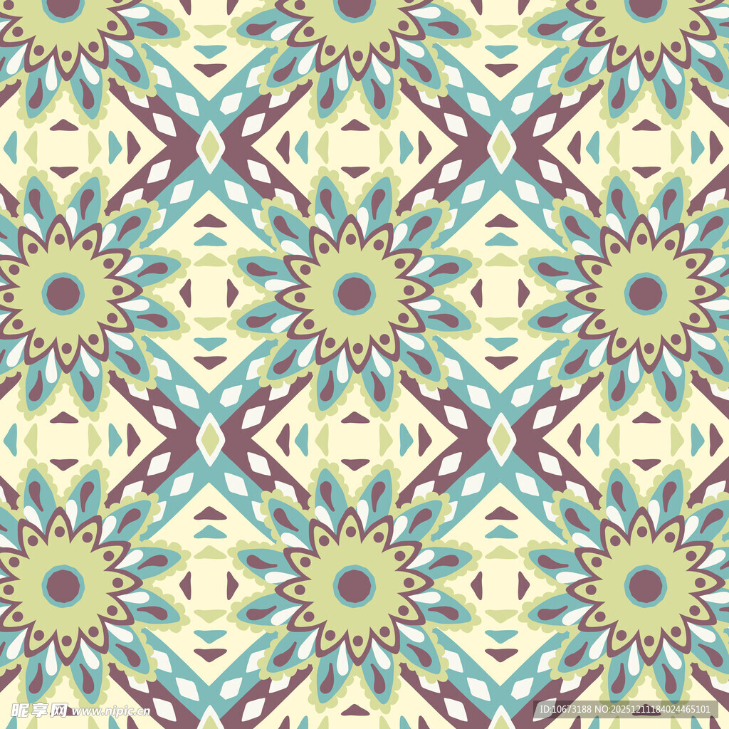 几何花纹图案背景