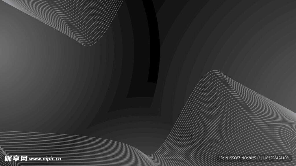 黑色几何动感背景