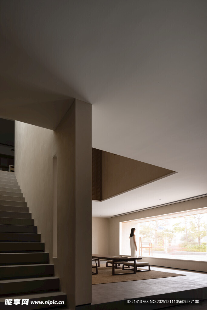 现代简约室内楼梯空间