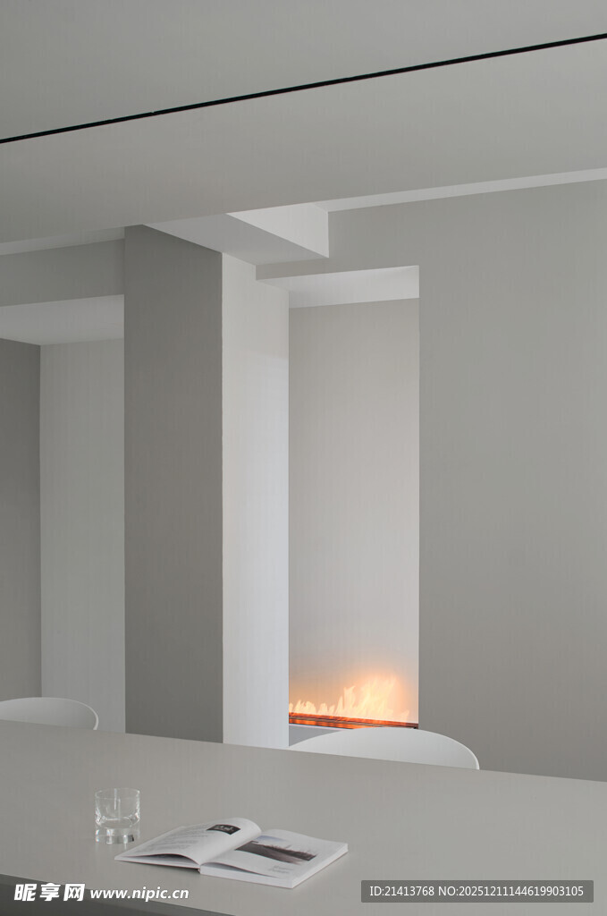 现代简约风格室内空间一角