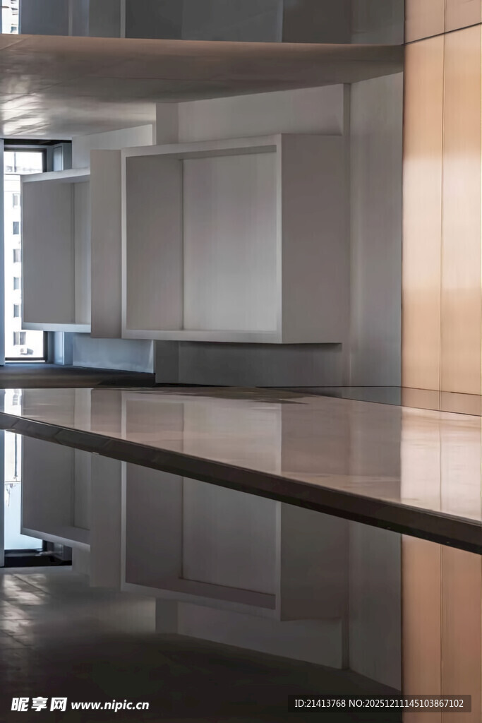 现代简约风格室内空旷空间