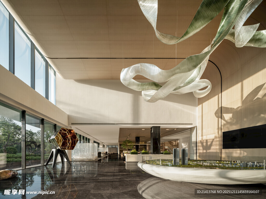 现代艺术风的室内空间设计