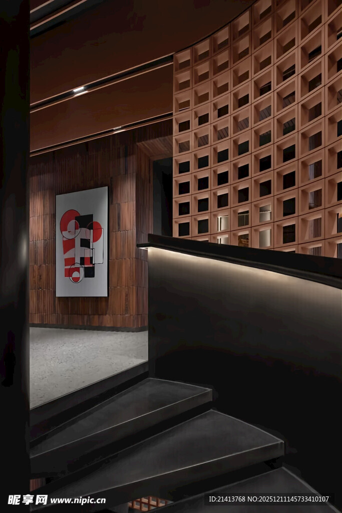 现代风精致室内楼梯设计