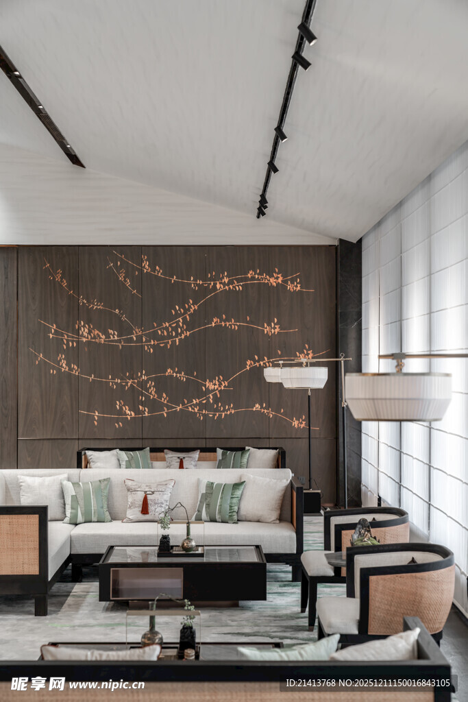 现代中式风格客厅空间