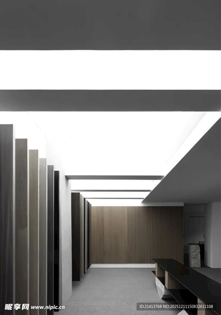 现代简约风格办公走廊空间