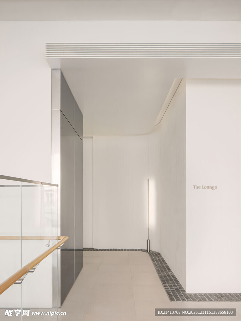 简约现代风格室内走廊空间