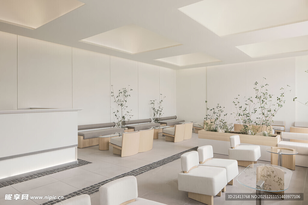 现代简约风格室内休息区