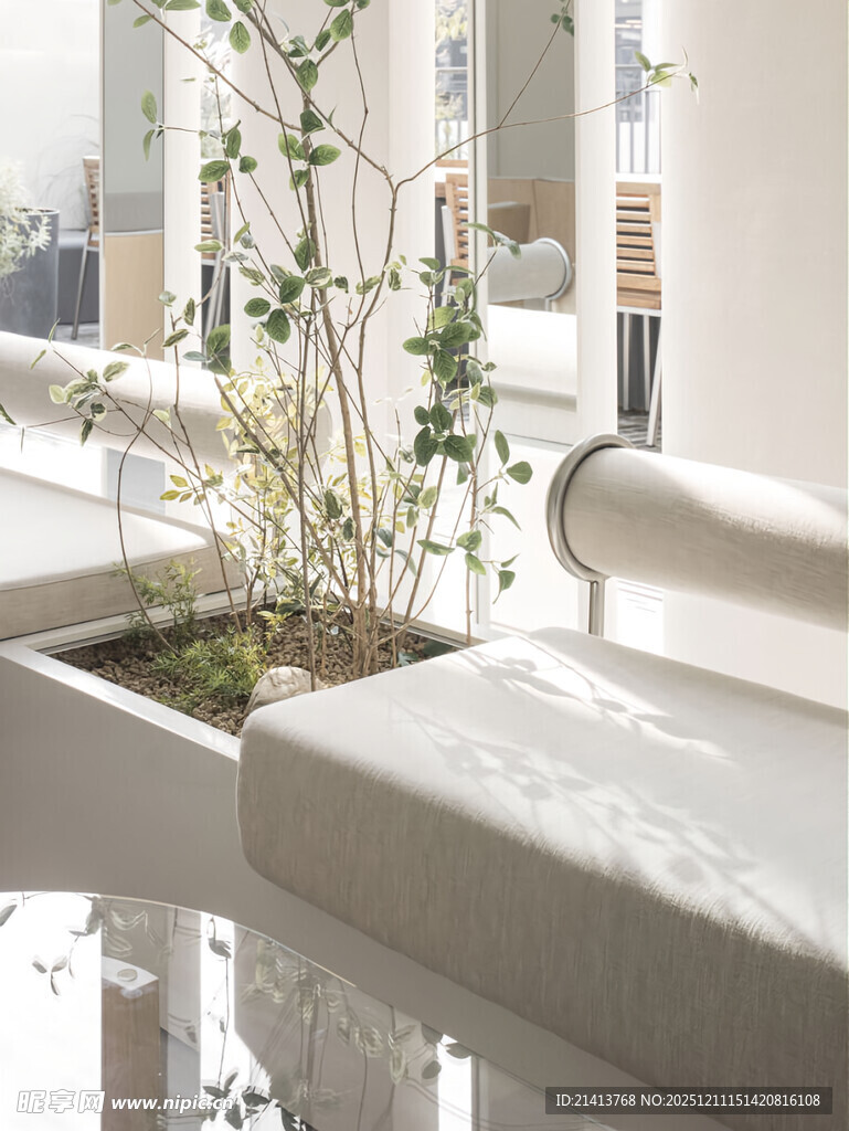 室内绿植景观清新角落