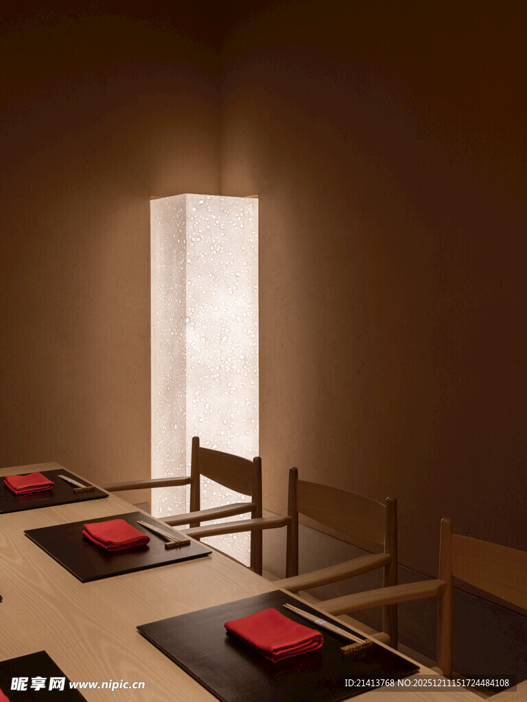 日式静谧茶室空间场景