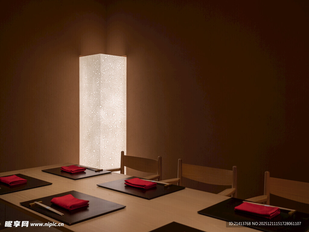 日式禅意茶室静谧空间