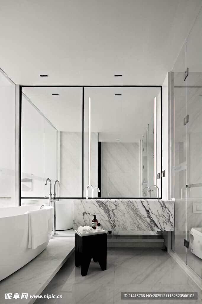 现代简约风浴室设计