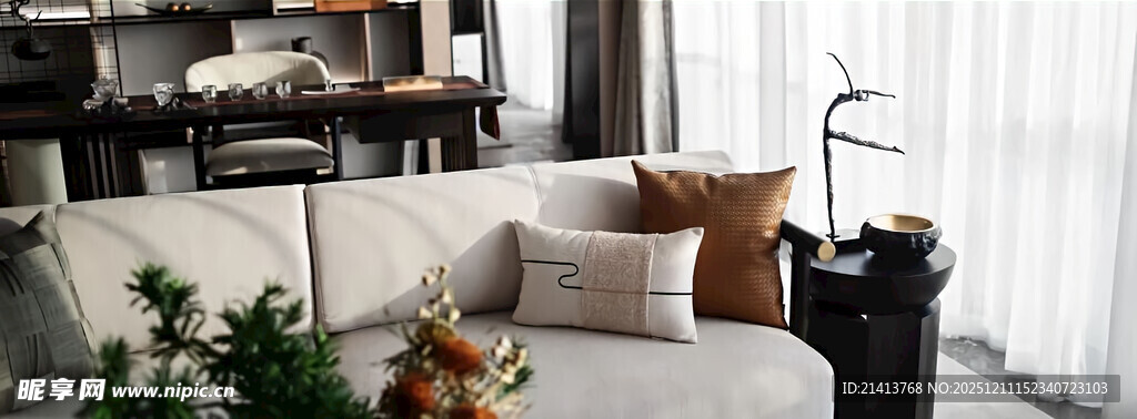 现代简约风温馨客厅一角