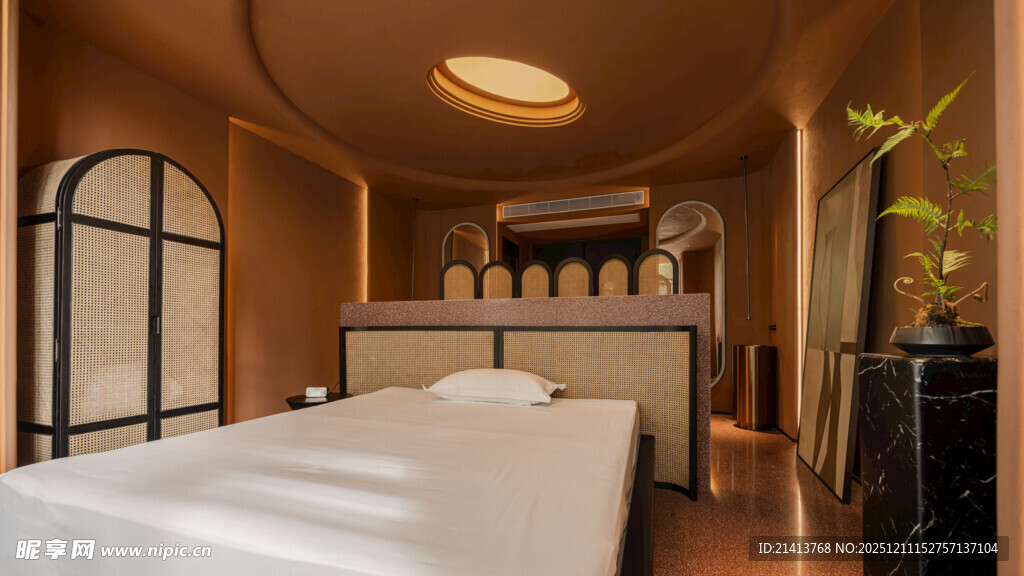 温馨舒适的室内按摩空间