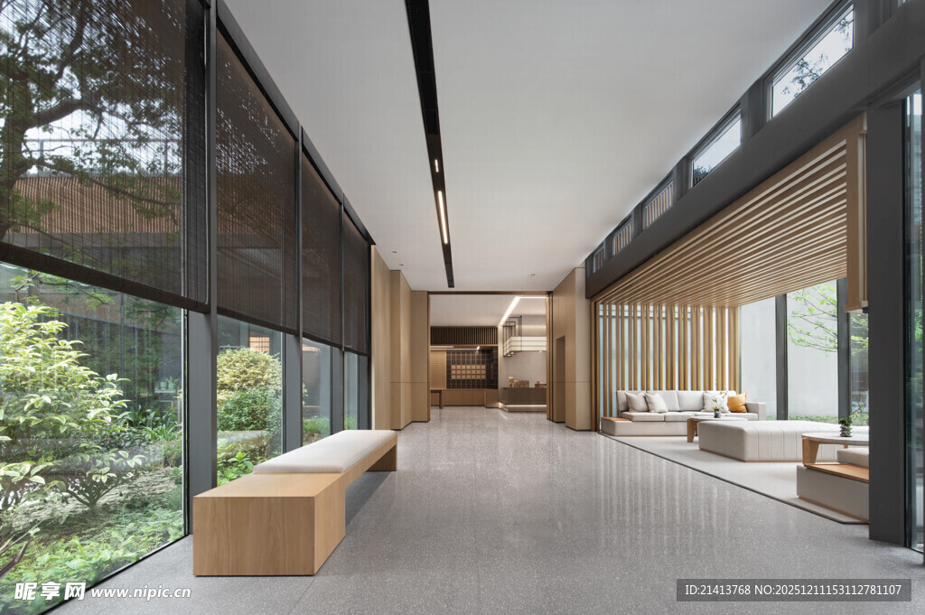 现代简约风通透室内空间