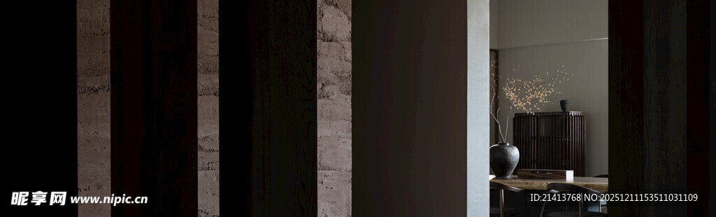 室内窗帘及窗外景致