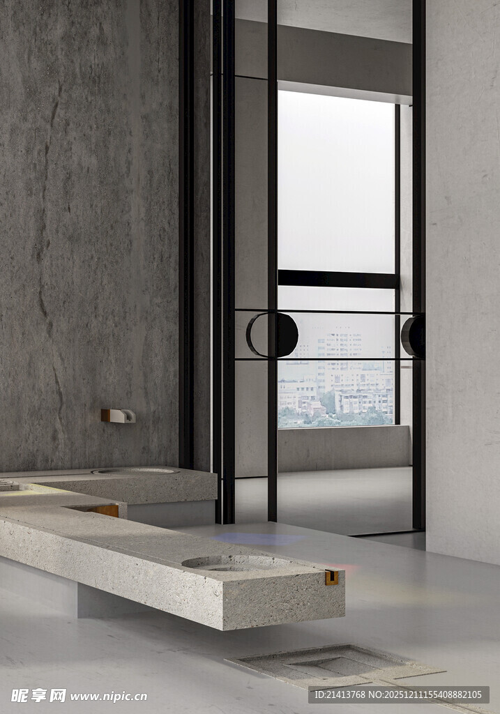 现代简约风室内玻璃门设计