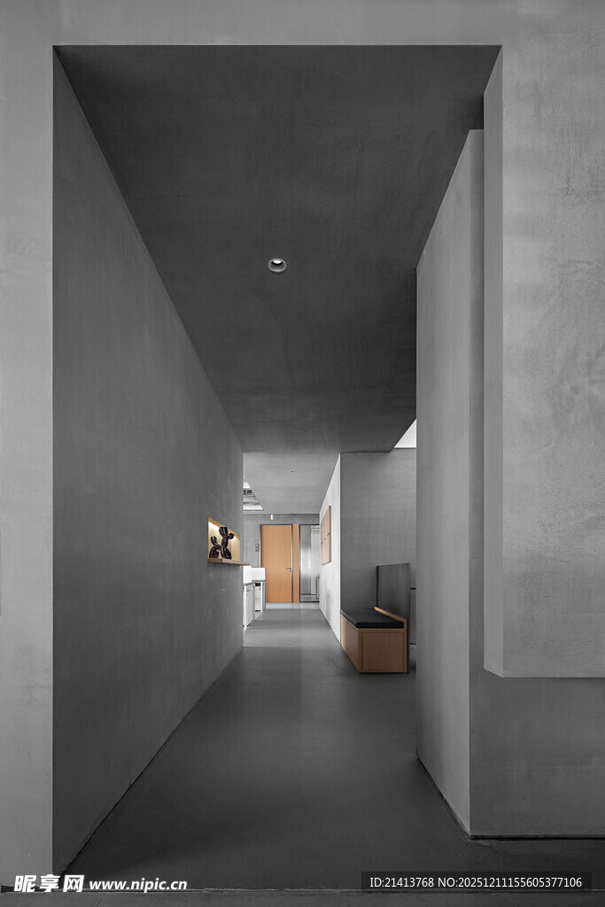 简约风走廊室内空间设计