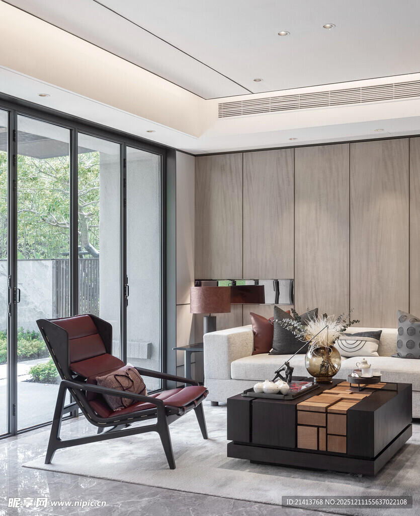 现代简约风客厅室内场景