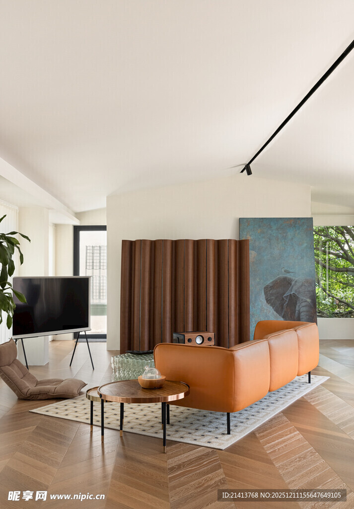 现代简约风格客厅场景