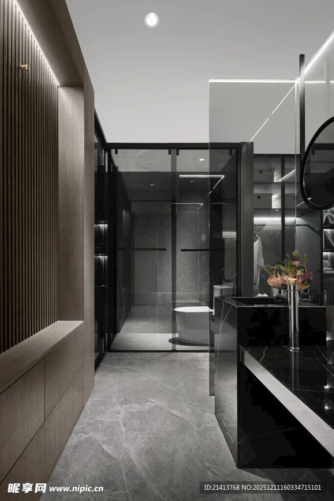 现代简约风卫浴间设计