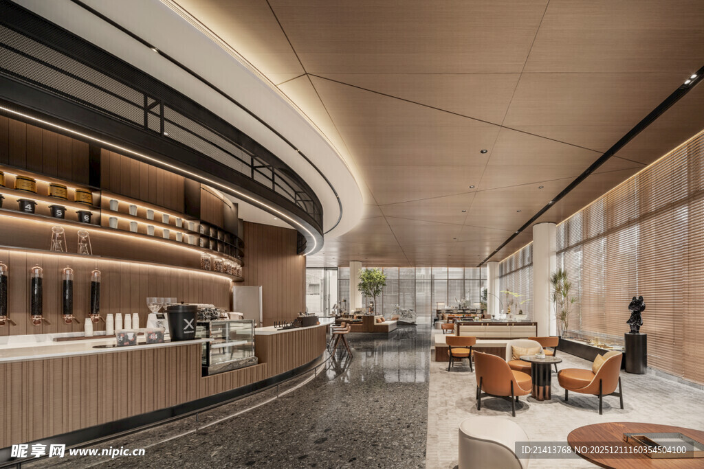 现代时尚的室内休闲空间