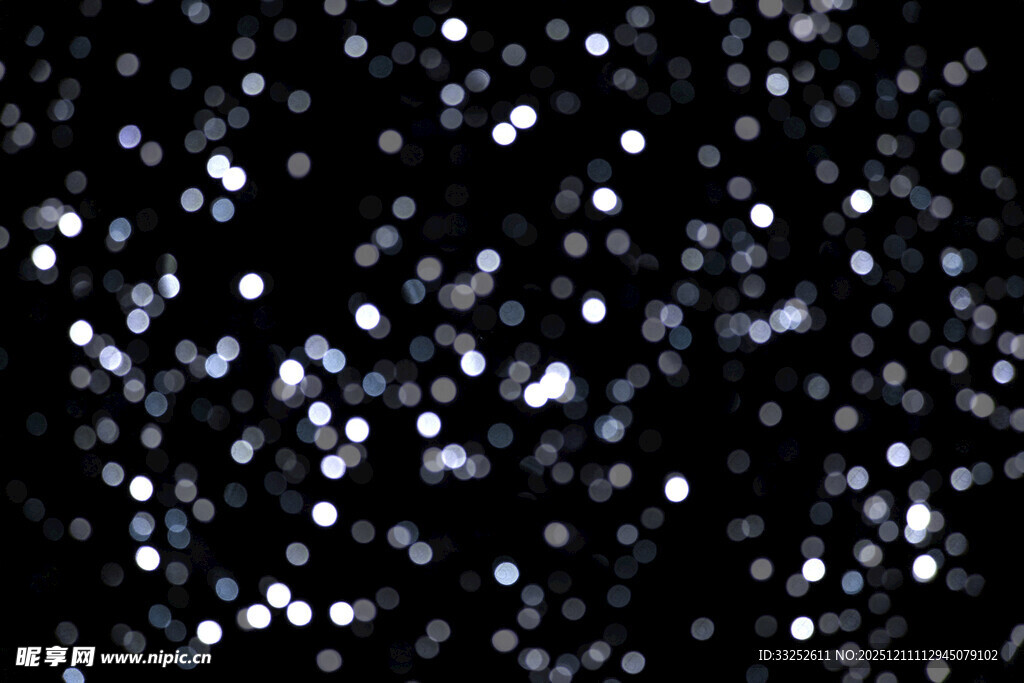 黑色背景闪烁亮片效果