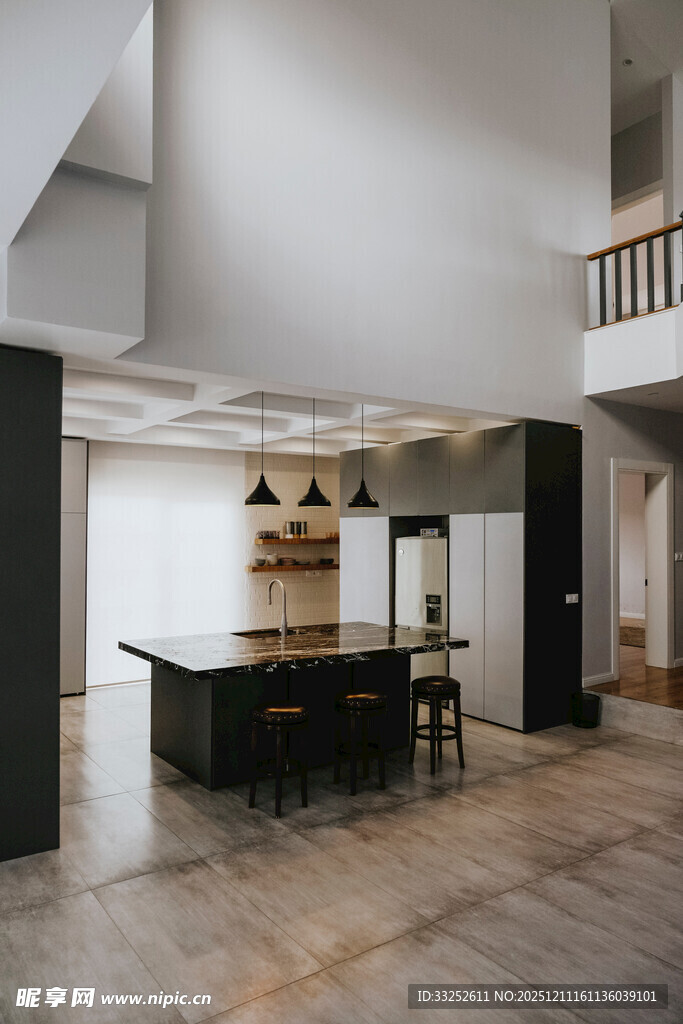 现代简约风开放式家居空间